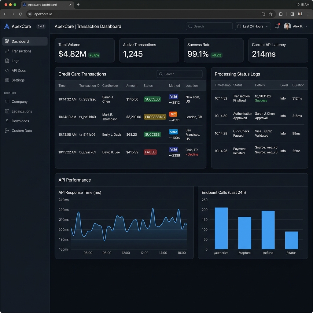Card Transaction Modernization Platform