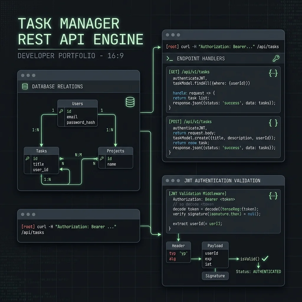 Task Manager API Engine